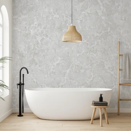 Grey Concrete 1m wide - Neptune 1000 - PVC Wall Panel - 1m - (Single Panel)