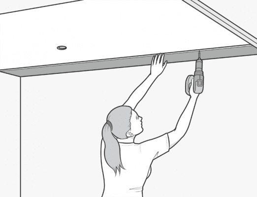 how to install pvc ceiling panels