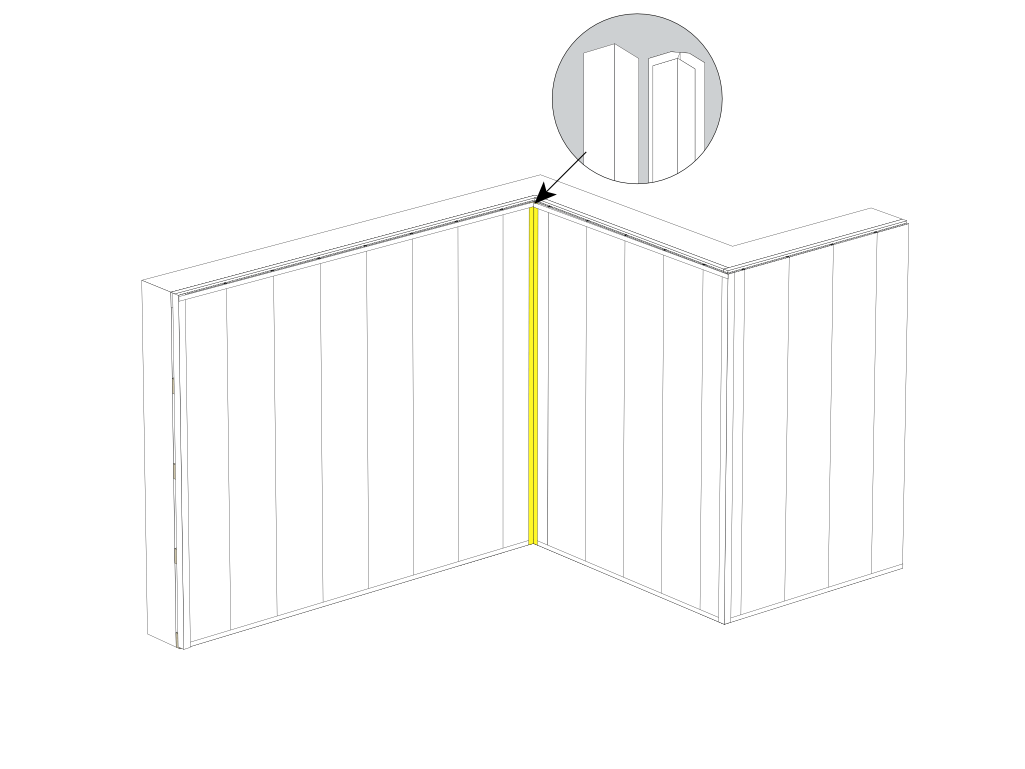 corner trim for pvc wall panels