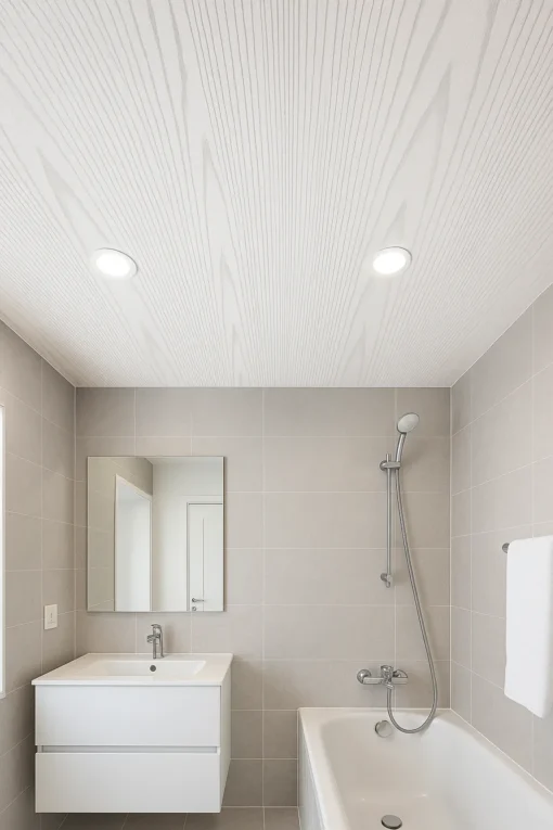 White Ash - Neptune 4m long PVC Ceiling Panels - (4 Pack)