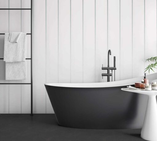 White Chrome - Neptune 250 - PVC Wall Panels 250mm (4 Pack)