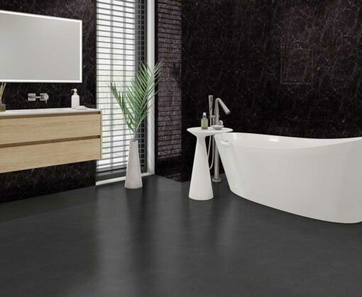 Black Marble 1m - Neptune 1000 - PVC Wall Panel - 1m - (Single Panel) - Image 5