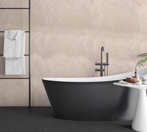 Matt Beige Stone 1m wide - Neptune 1000 - PVC Wall Panel - 1m - (Single Panel) - Image 5