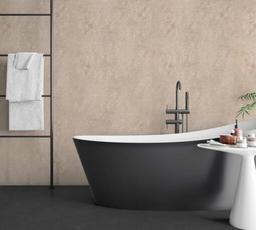 Beige Concrete 1m wide - Neptune 1000 - PVC Wall Panel - 1m - (Single Panel)