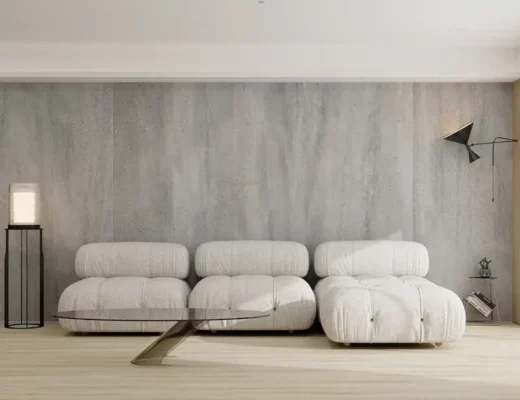 Budget wall panels in a modern UK living room