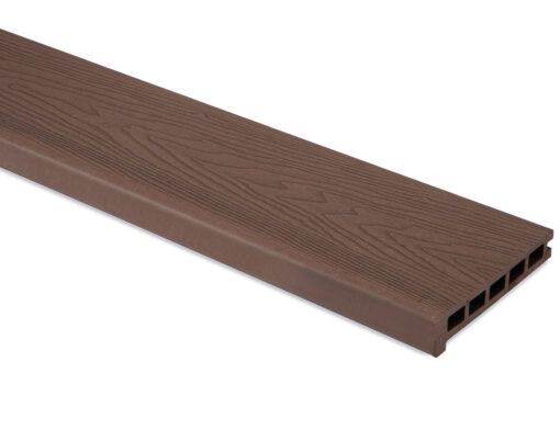 Suelo Composite Decking Stair Edge Board Brown 3600mm - Image 2