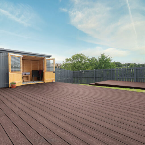 25 x 150mm Suelo Decking x 3,600mm - Brown - Image 6