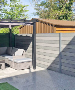 Alternative view of Composite Fencing Top Bottom Fence Trims & Accessories Brown