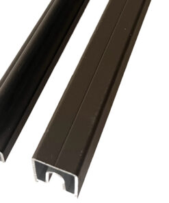 Composite Fencing Top Bottom Fence Trims & Accessories Brown