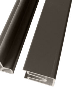 Composite Fencing Top Bottom Fence Trims & Accessories Grey