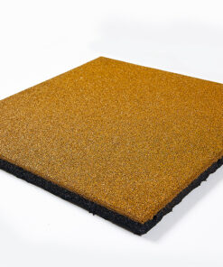 Yellow 30mm RubberLok Play-Safe Tile (500mm x 500mm)